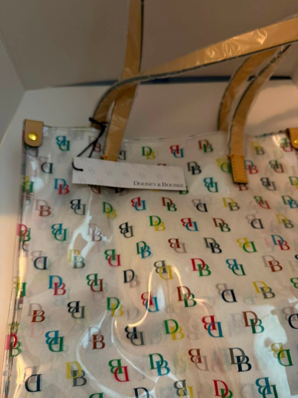 Dooney and Burke clear IT Shopper bag - Picture 3 of 8